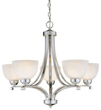 Minka-Lavery 1425-84 - Paradox - 5 Light Chandelier