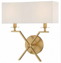 Savoy House 9-3305-2-322 - Arondale 2-Light Wall Sconce in Warm Brass