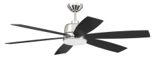 Craftmade HGN54PLN6 - 52" Ceiling Fan w/ 6 Blades, Wi-Fi & LED Light Kit, Damp