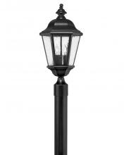 Hinkley Merchant 1671BK-LV - Large Post Top or Pier Mount Lantern 12v