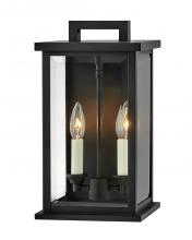 Hinkley Merchant 20010BK - Medium Wall Mount Lantern