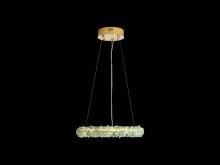Golden 6884-22 TQ - Corallo 22" LED Chandelier in Turquoise
