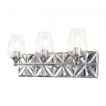 Lucas McKearn BB1300PC-3 - Epsilon Modern 3 Light Bath Vanity in Polished Chrome