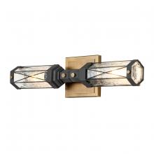 Lucas McKearn BB81000ATB-2-19 - Abbey 2 Light Mid Century Modern Wall Sconce
