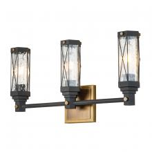 Lucas McKearn BB81000ATB-3 - Abbey 3 Light Mid Century Modern Wall Sconce