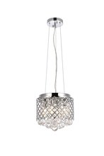 Elegant LD520D10C - Tully 4 lights pendant in chrome