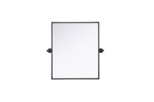 Elegant MR6H2024BLK - Metal Frame Mirror 20"W x 24"H Black