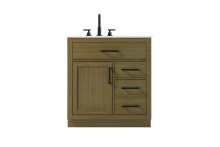 Elegant VF29732MCB - Alden 32 inch Single Bathroom Vanity in Chestnut Brown