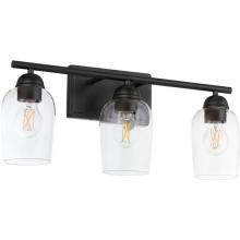 Quorum 5112-3-59 - Wallinger 3 Light Vanity, Matte Black