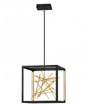 Fredrick Ramond Merchant FR46407BLK - Large LED Open Frame Pendant